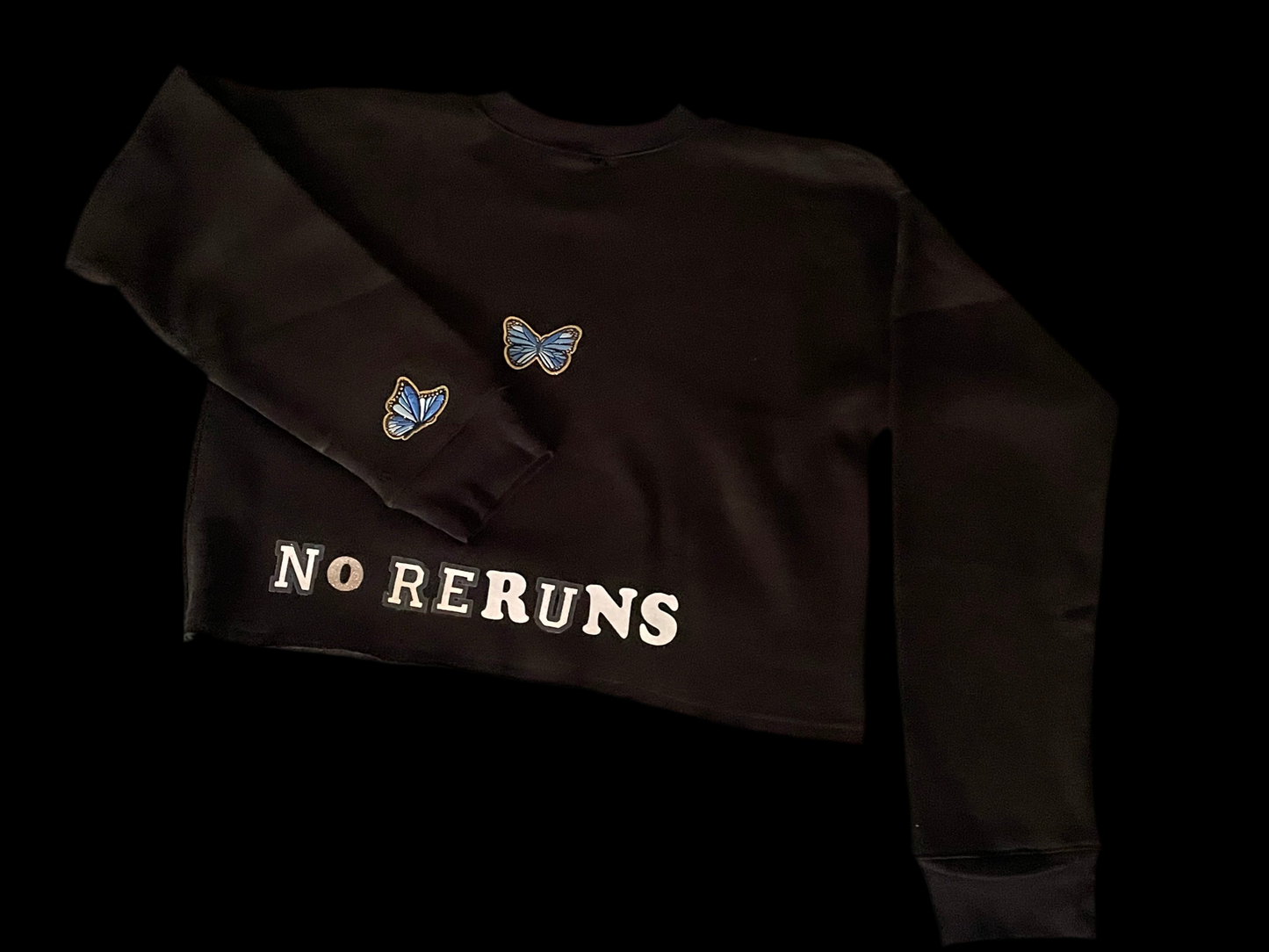 “ ransom note “krop top krewneck 