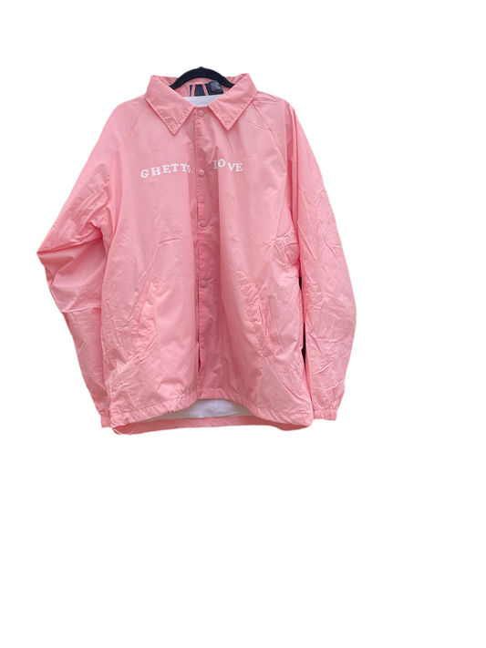 🔥 Pink Ghetto Love Coaching Jacket 🔥