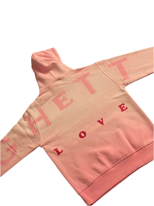 Loud & luv Ghetto love 🔥” PINK HOODIE”