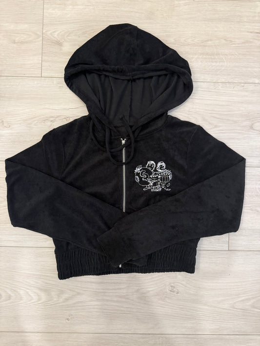 Wealthy Citizens Crop Hoodie