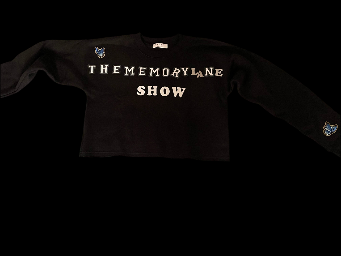 “ ransom note “krop top krewneck ￼